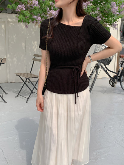 Boucle Short Sleeve Knit(~6/6)