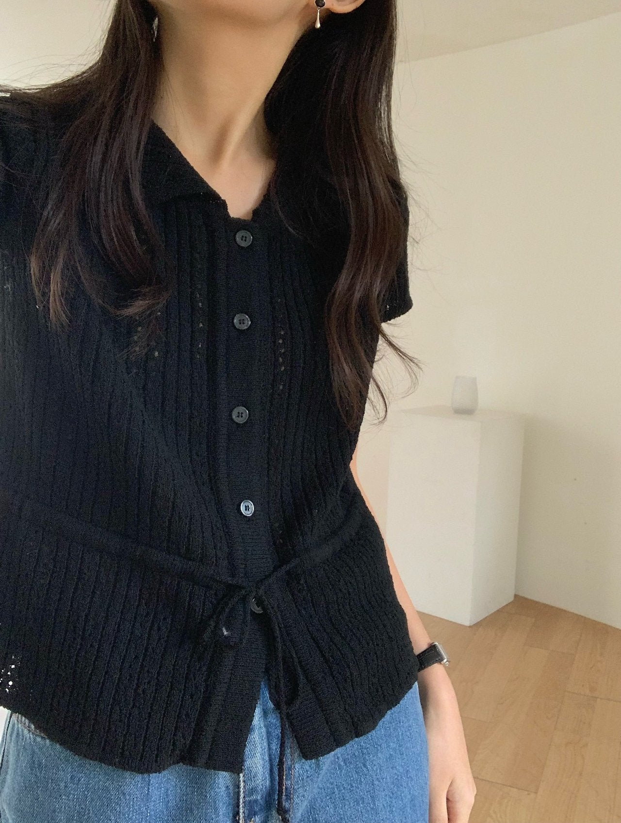 * Summer Mood Collar Knit