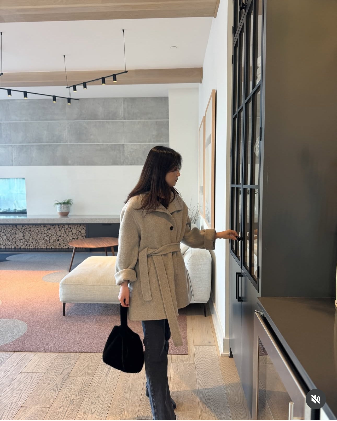 High Neck Handmade Half Coat