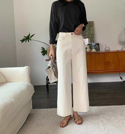 Stitchy Cream Pants