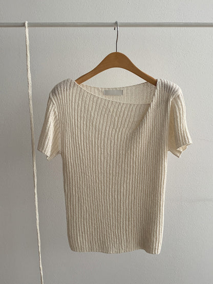 Boucle Short Sleeve Knit(~6/6)