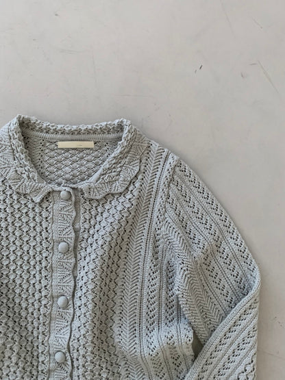 *크로셰 칼라 가디건