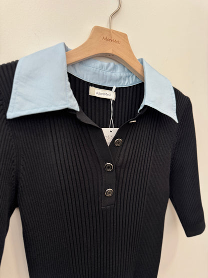Golgi Collar Summer Knit