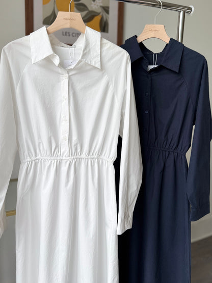 Plaine Shirt Dress - AdoreMeU
