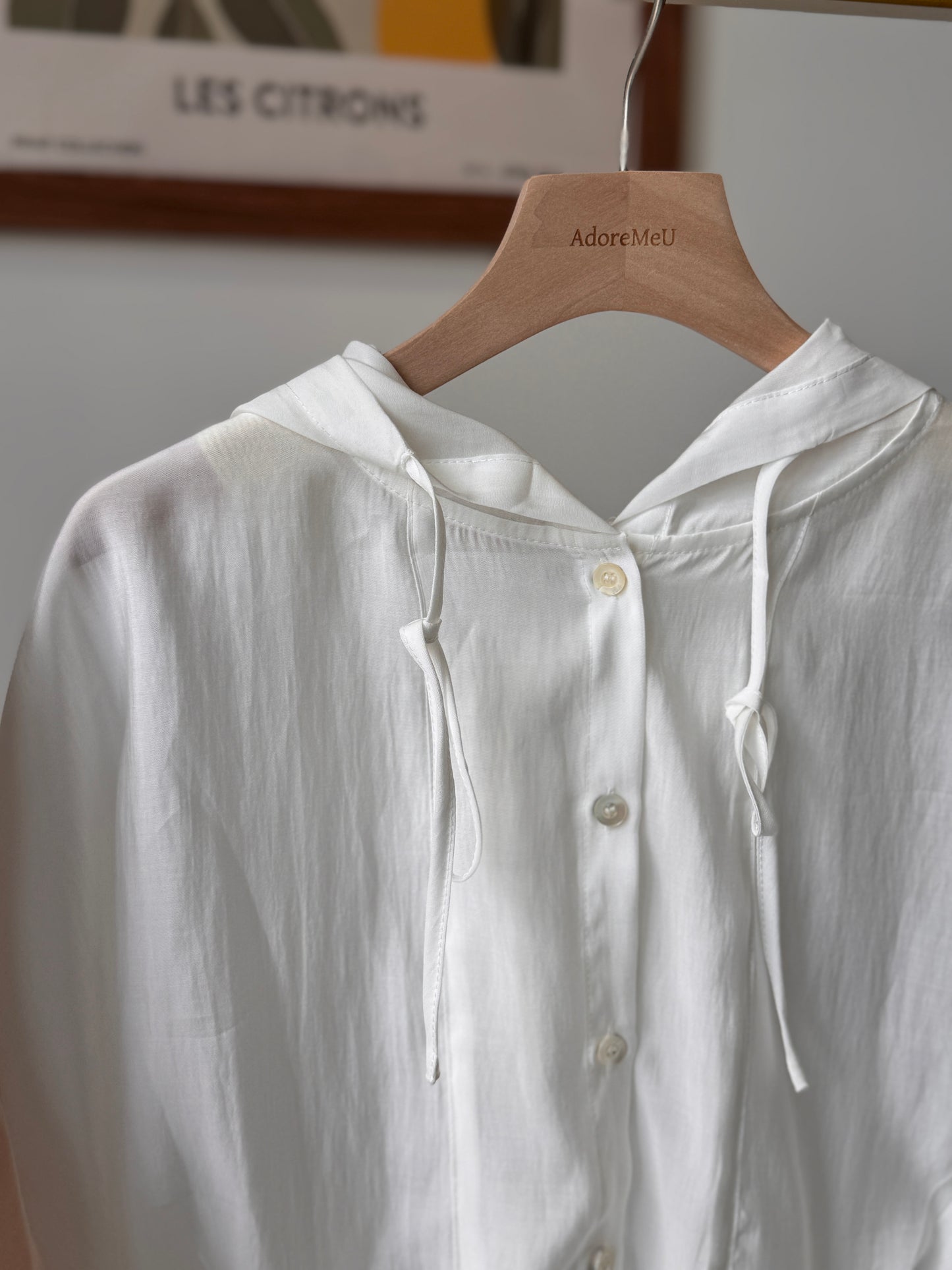 Tencel Hood Blouse