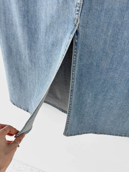 Front Pocket Denim Skirt(~7/6)
