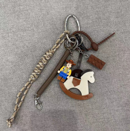 Cowboy Lego Keyring