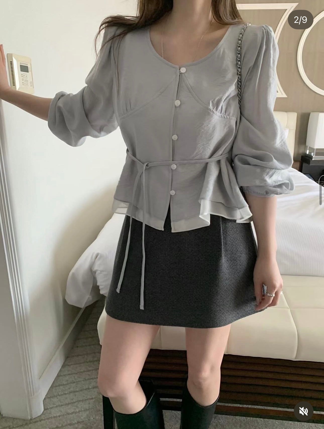 * Lumi Satin Blouse