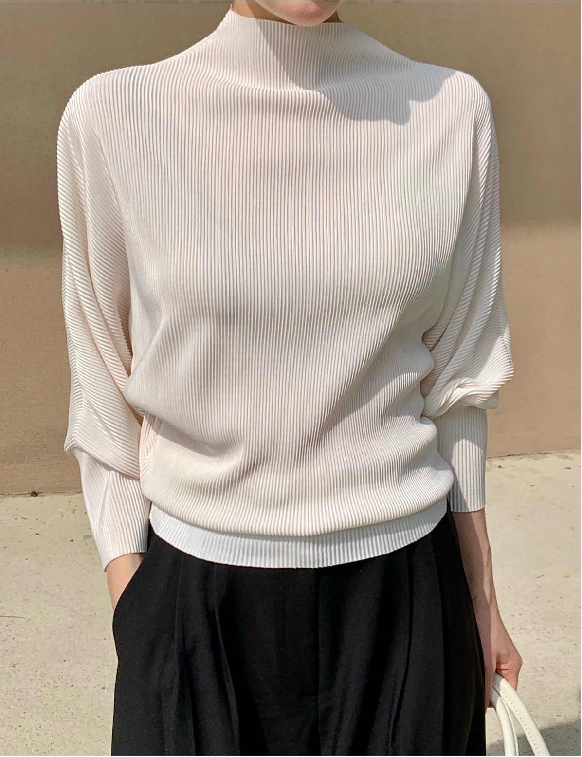 Pleats Tee(~10/3)