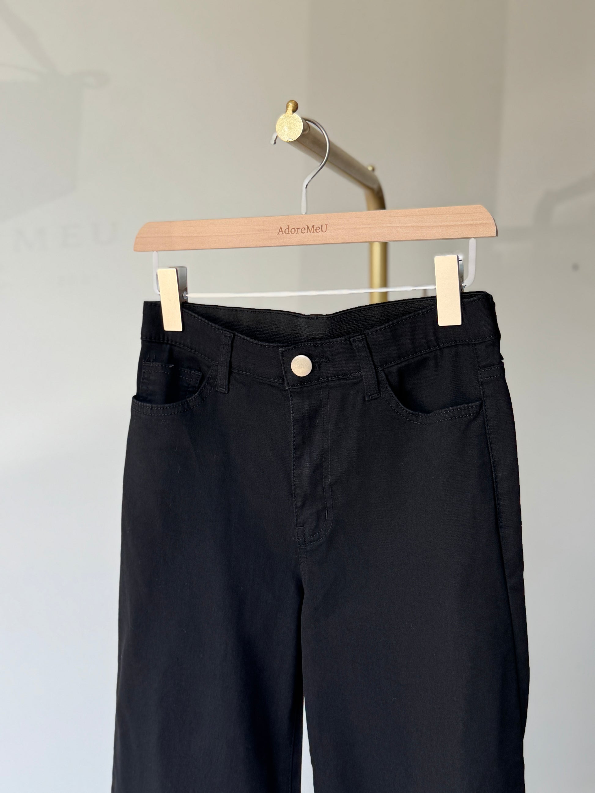 Flare Black Jeans - AdoreMeU