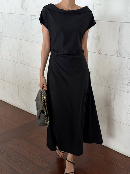Boat Neck Dress