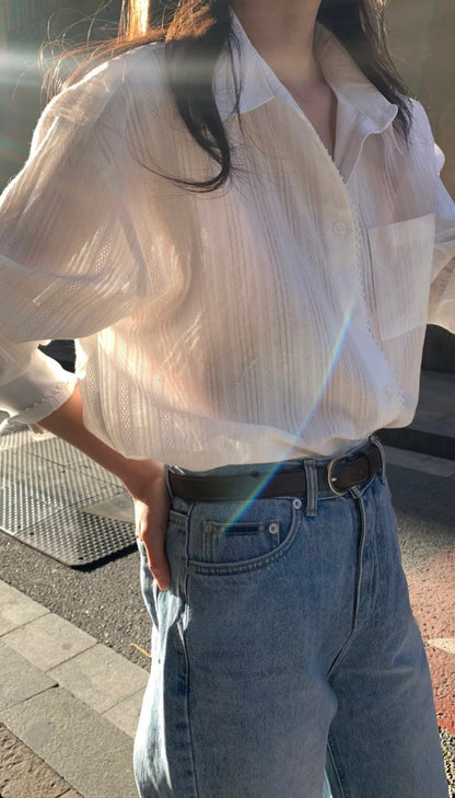 *Romantic Lace Shirt