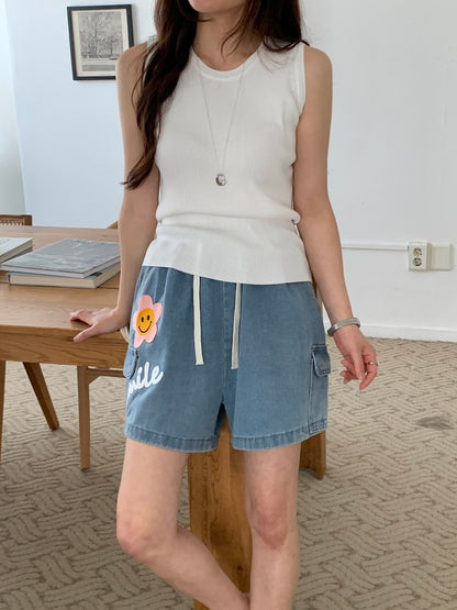 Sand U Neck Knit Tanktop(~7/29)