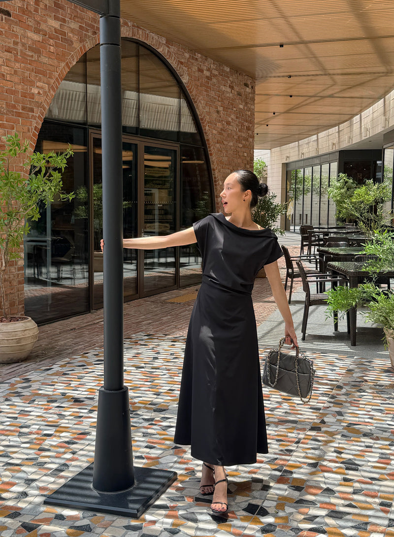 Boat Neck Dress