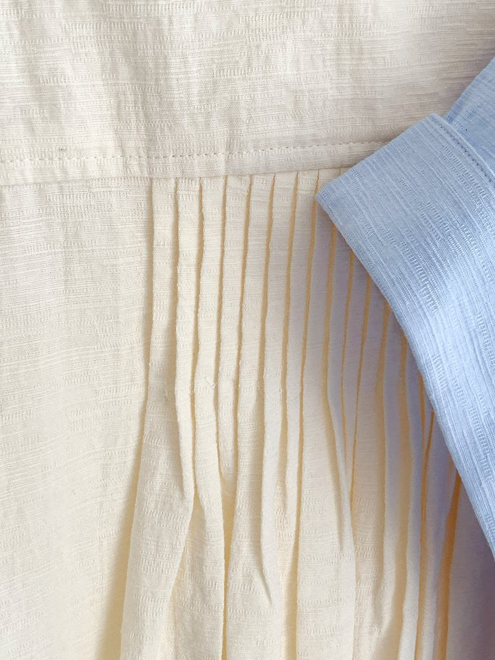 Mini Pintuck Blouse (~6/16)