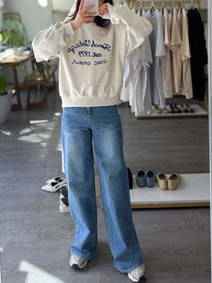 Spandex Wide Banding Denim - AdoreMeU