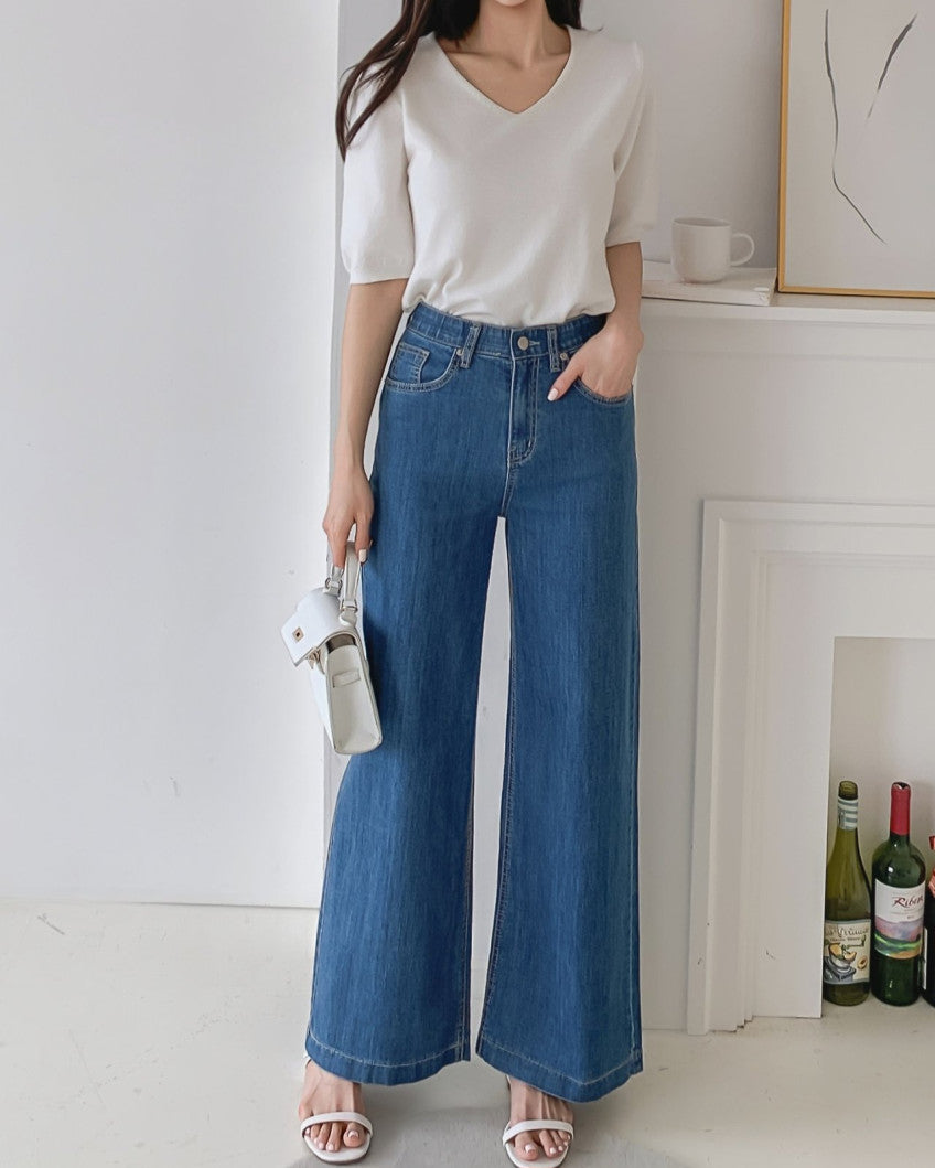 Lemon Summer Straight Jeans(~6/22)