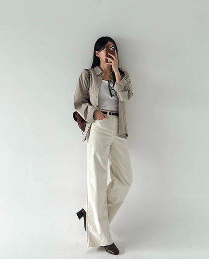 5518 Velvet Wide Bootscut Pants