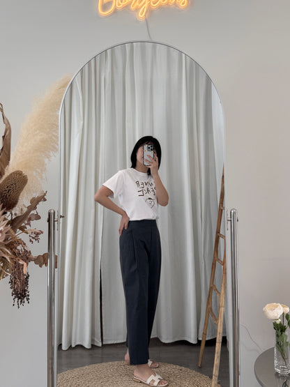 Cotton Cropped Pants