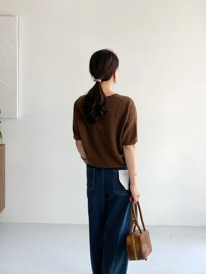 Wholegarment Short Sleeve Knit (~10/24)
