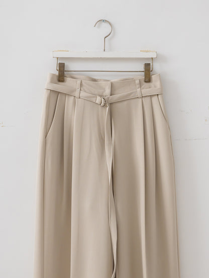 Hug Belt Wide Slacks - AdoreMeU