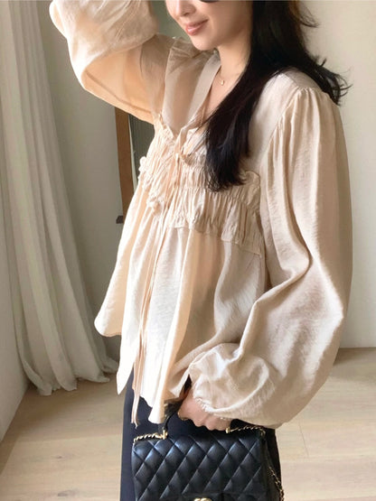 *Shirring Blouse