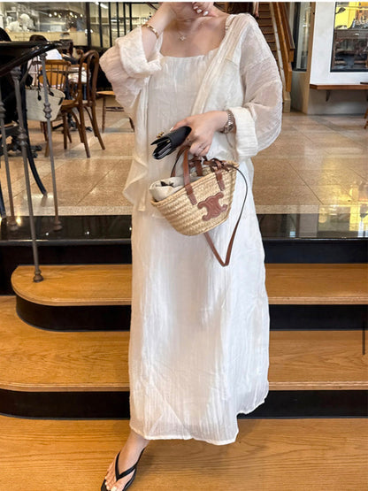 Wrinkle Shirt and Dress Set (~7/2)