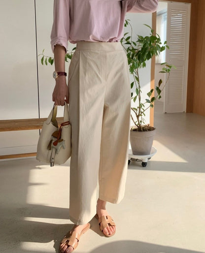 *바이오 핀턱 팬츠