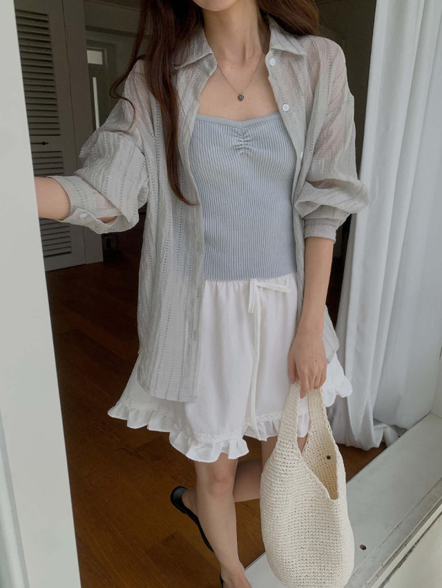 * Eyelet Lace Shirt