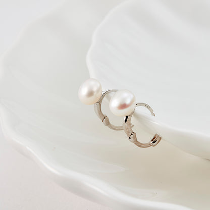 Pearl Ring Earring 14K - AdoreMeU