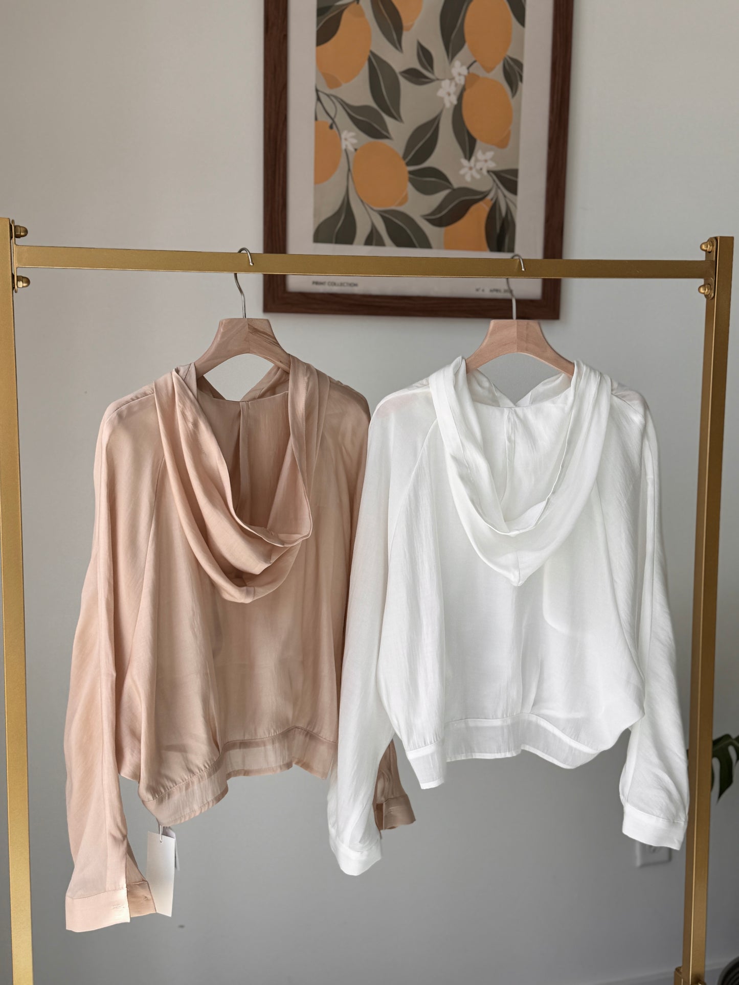 Tencel Hood Blouse