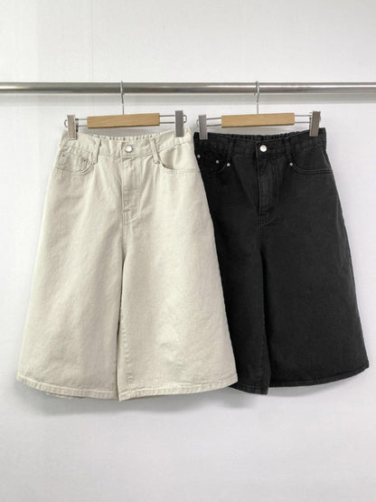 * Cotton Cationic Bermuda Shorts