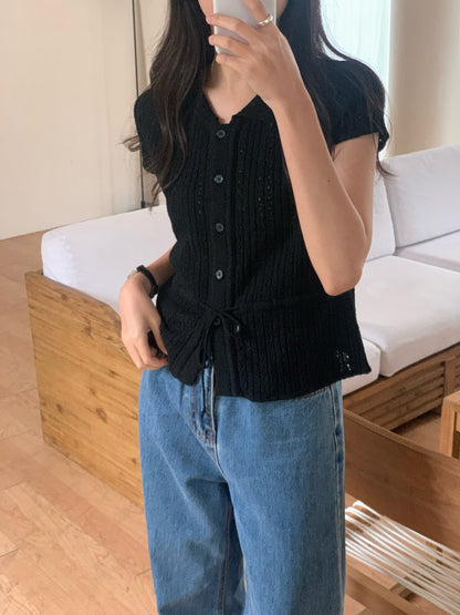 * Summer Mood Collar Knit