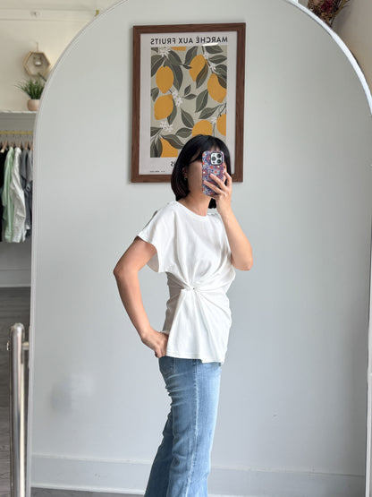 Twist Hem Tee - AdoreMeU