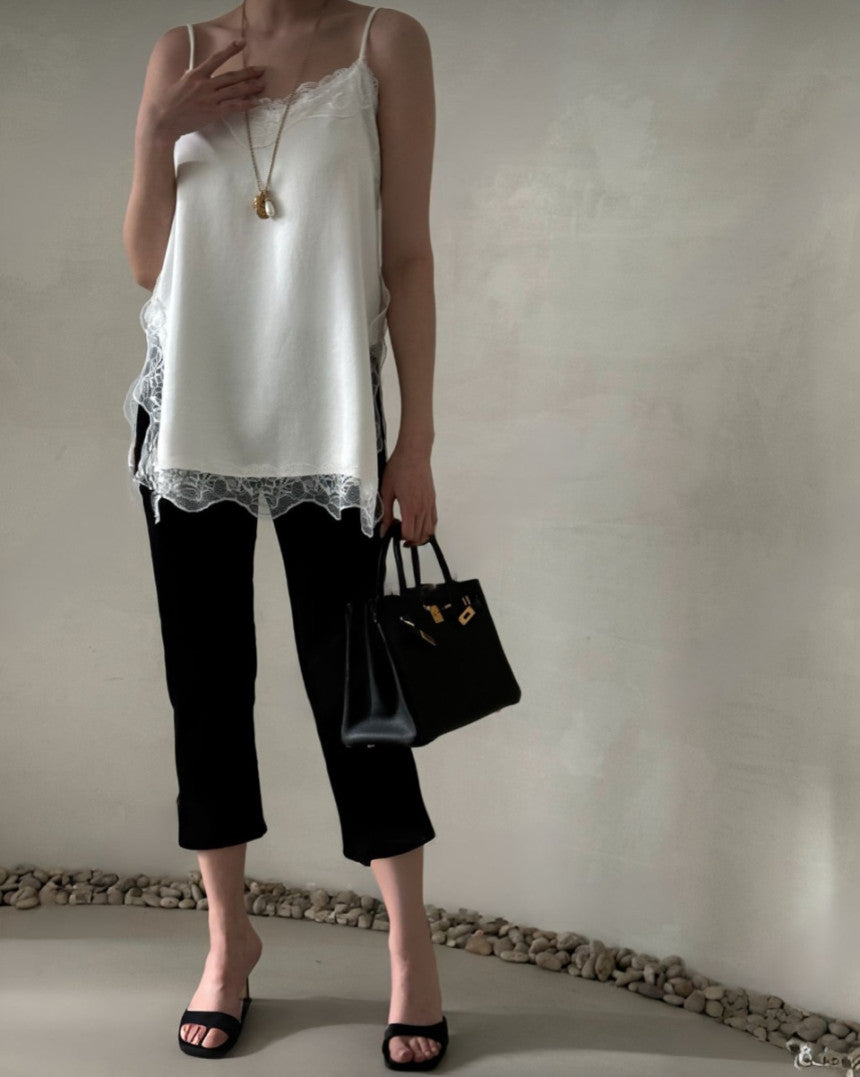 * Satin Lace Camisole