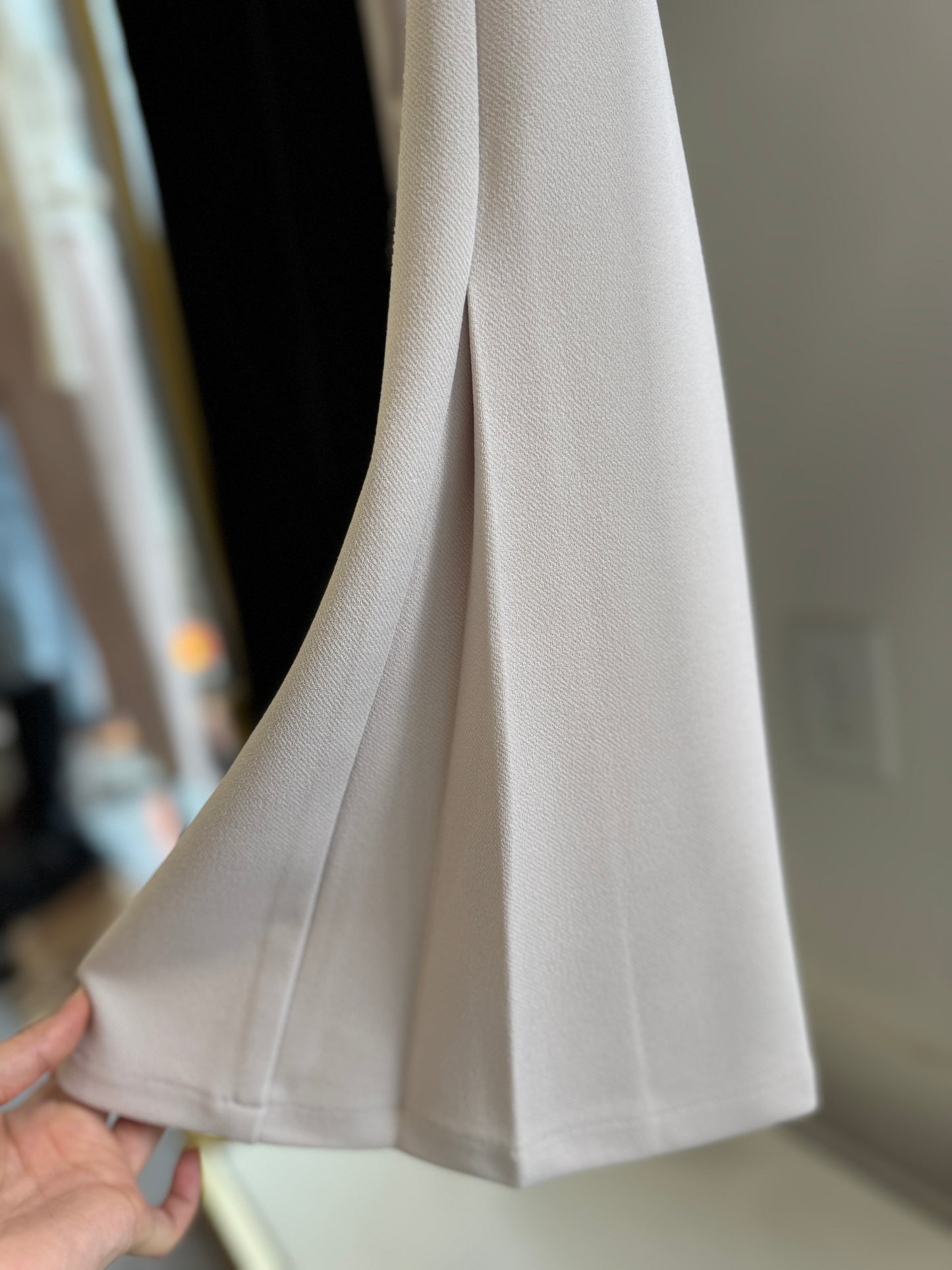 Slit Straight Banding Slacks(~3/10)