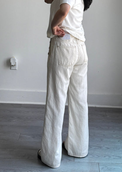 Three Button Ivory Pants - AdoreMeU