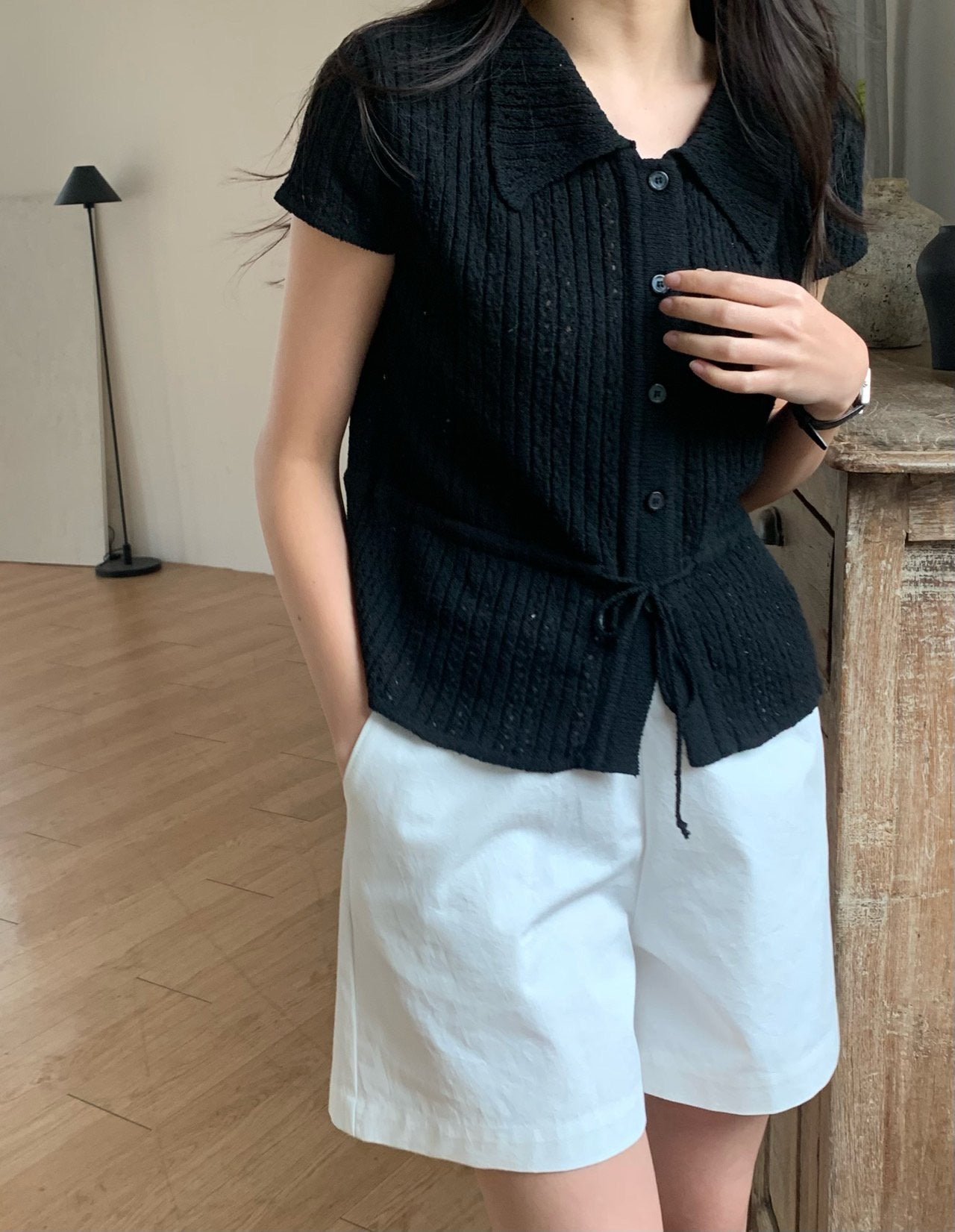 * Summer Mood Collar Knit