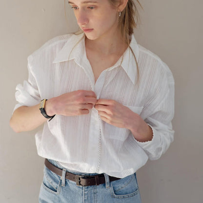 *Romantic Lace Shirt