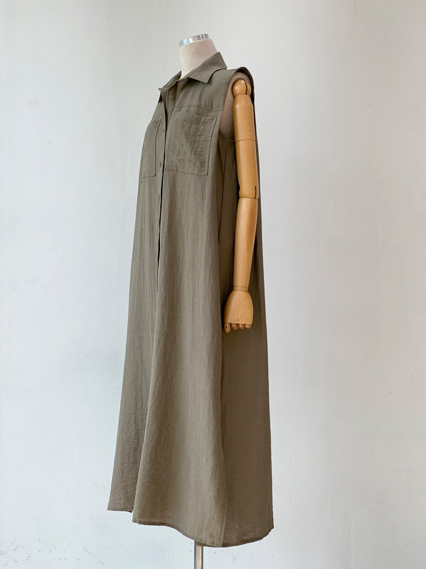 Meta Belt Long Dress