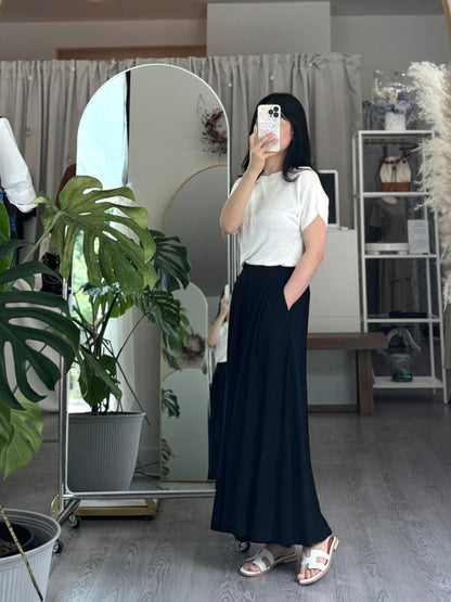 Linen Skirt Pants - AdoreMeU