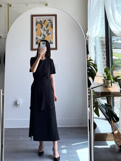 Apron Layered Dress - AdoreMeU