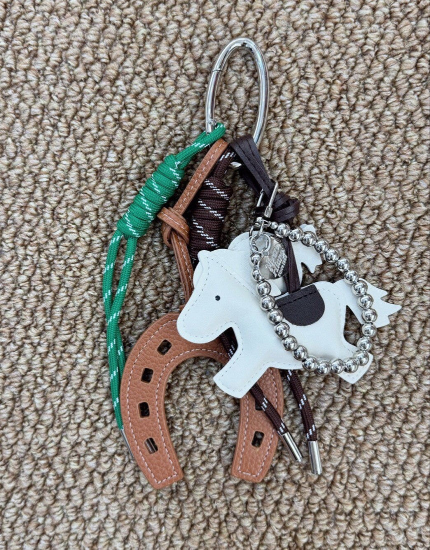 White Pony Keyring