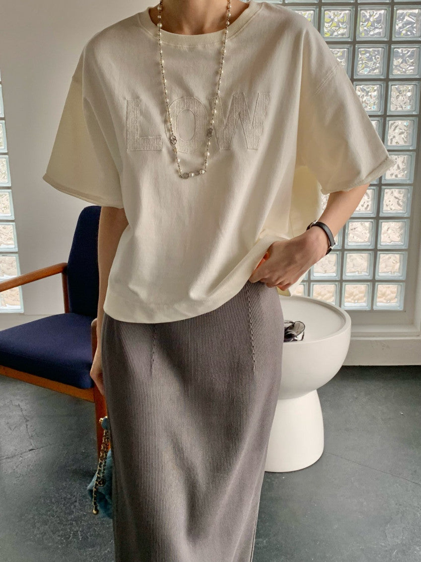 Tweed Embroidered Sweatshirt