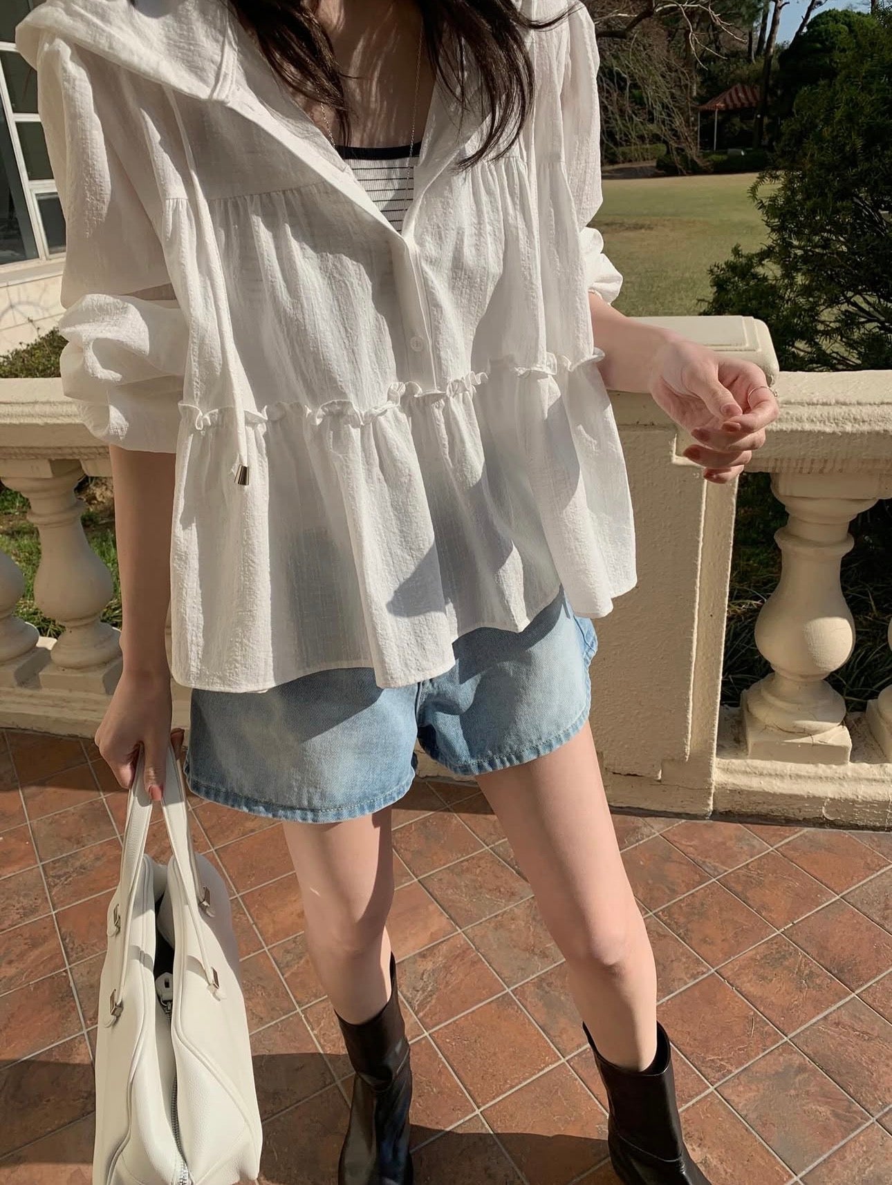 * Nana Hood Blouse