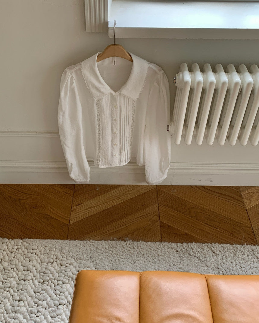 *Lace Pintuck Blouse