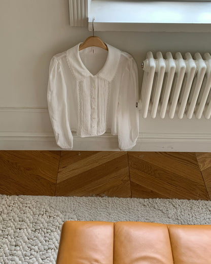 *Lace Pintuck Blouse