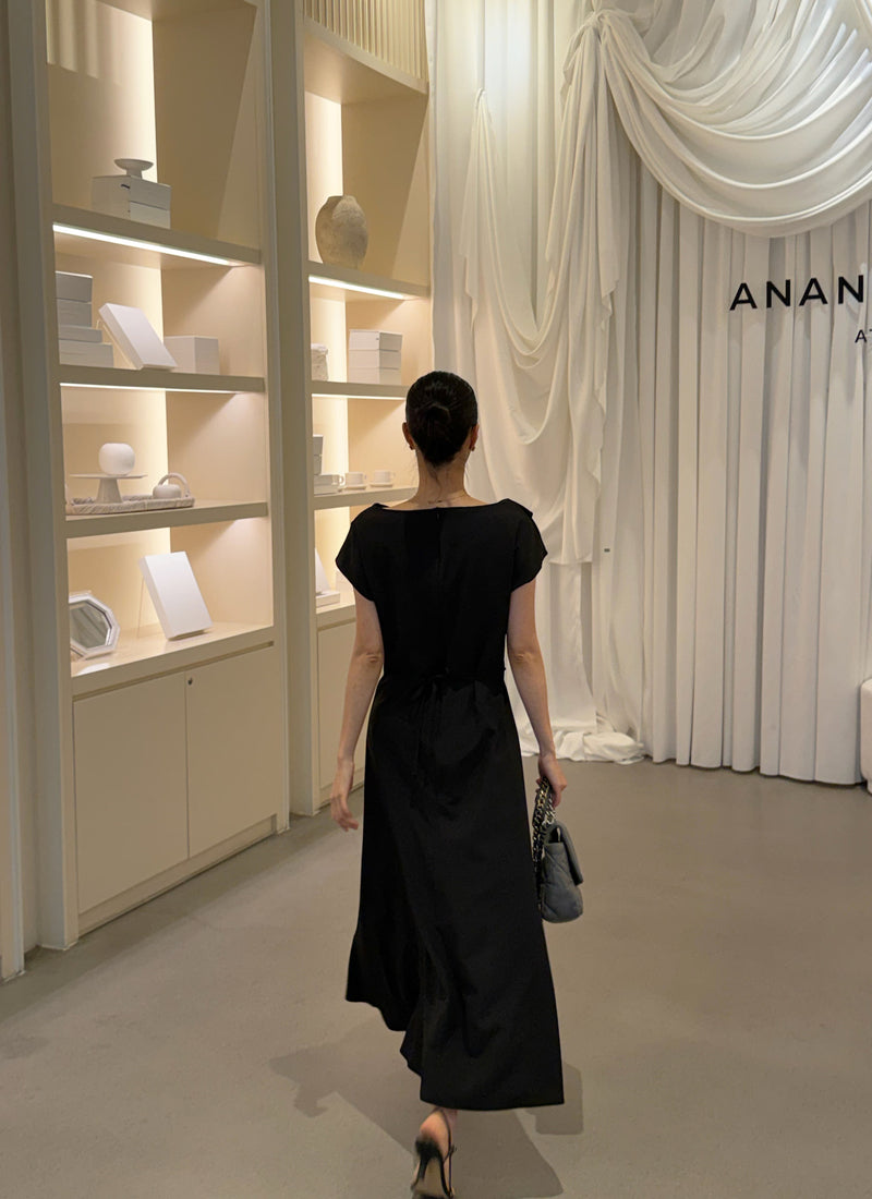 Boat Neck Dress