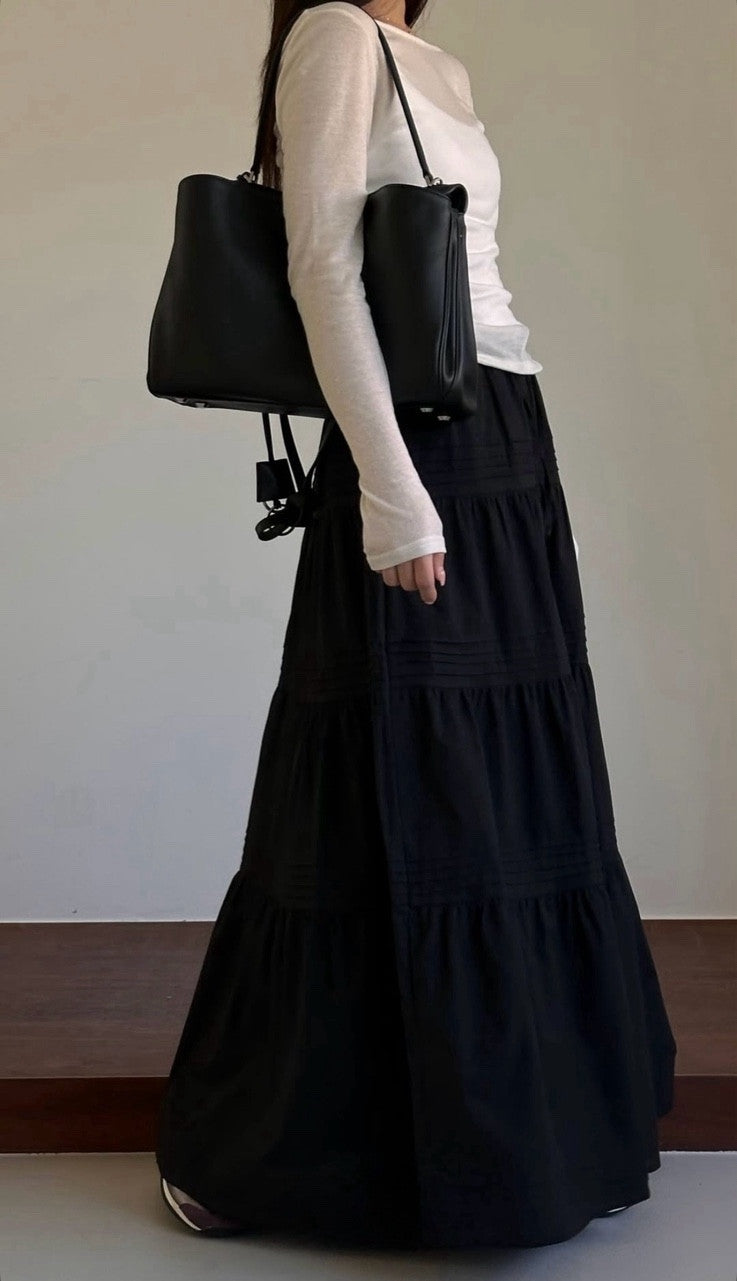 *Tiered Frill Maxi Skirt