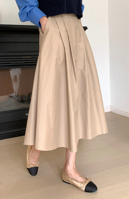 Terry Pintuck Banding Skirt(~9/30) - AdoreMeU